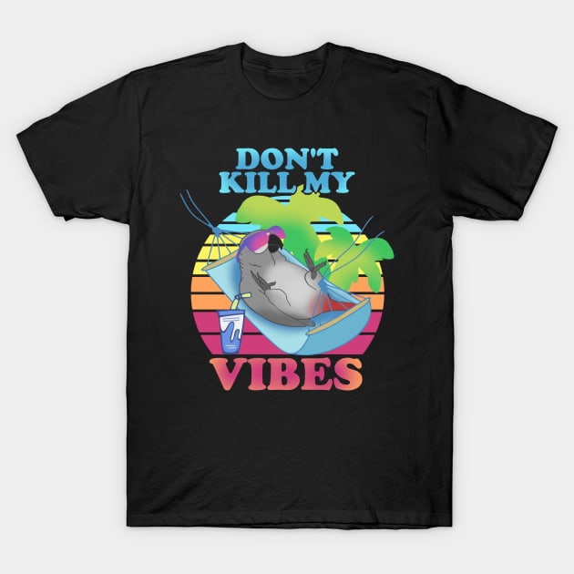 don't kill my vibes - african grey parrot T-Shirt by FandomizedRose
